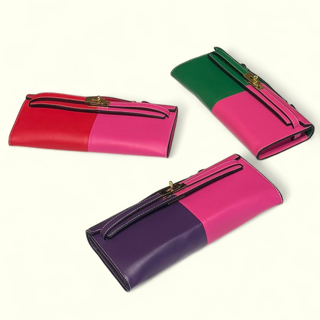 Color Block Clutch