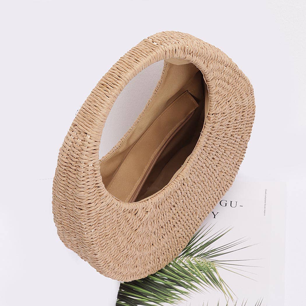 Eco-Chic Rattan Tote
