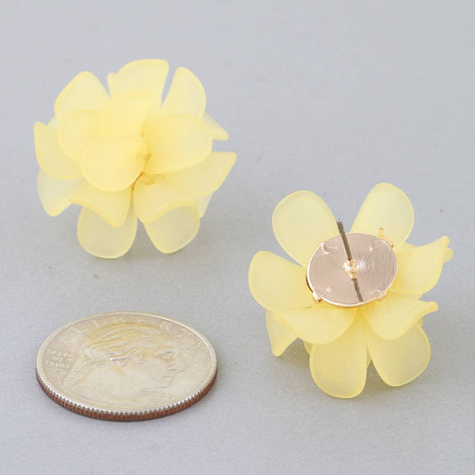 Bright Multi Petal Blossom Earrings