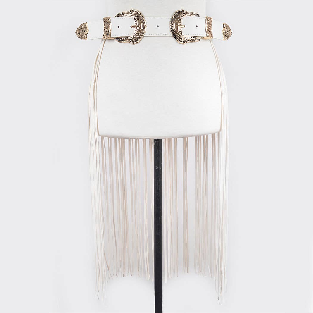 Double Buckle Curtain Fringe Belt