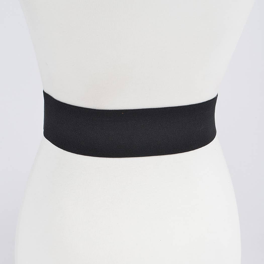 Studded Wide Stretch Belt