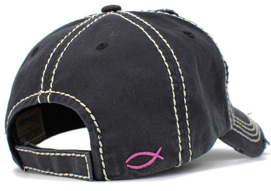 ''WITH GOD ALL THINGS ARE POSSIBLE'' Distressed Cott