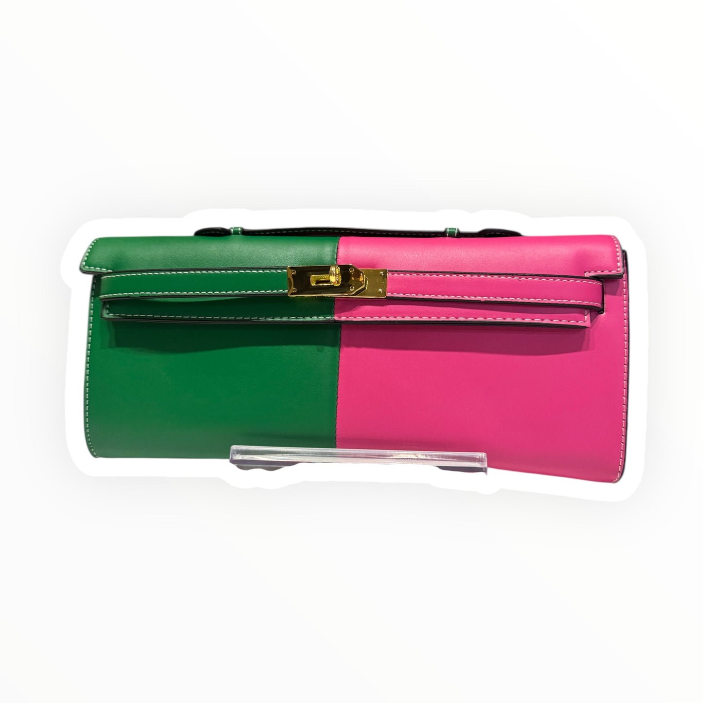 Color Block Clutch