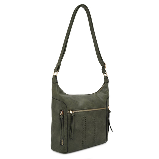 Multi Pocket Hobo Crossbody Bag