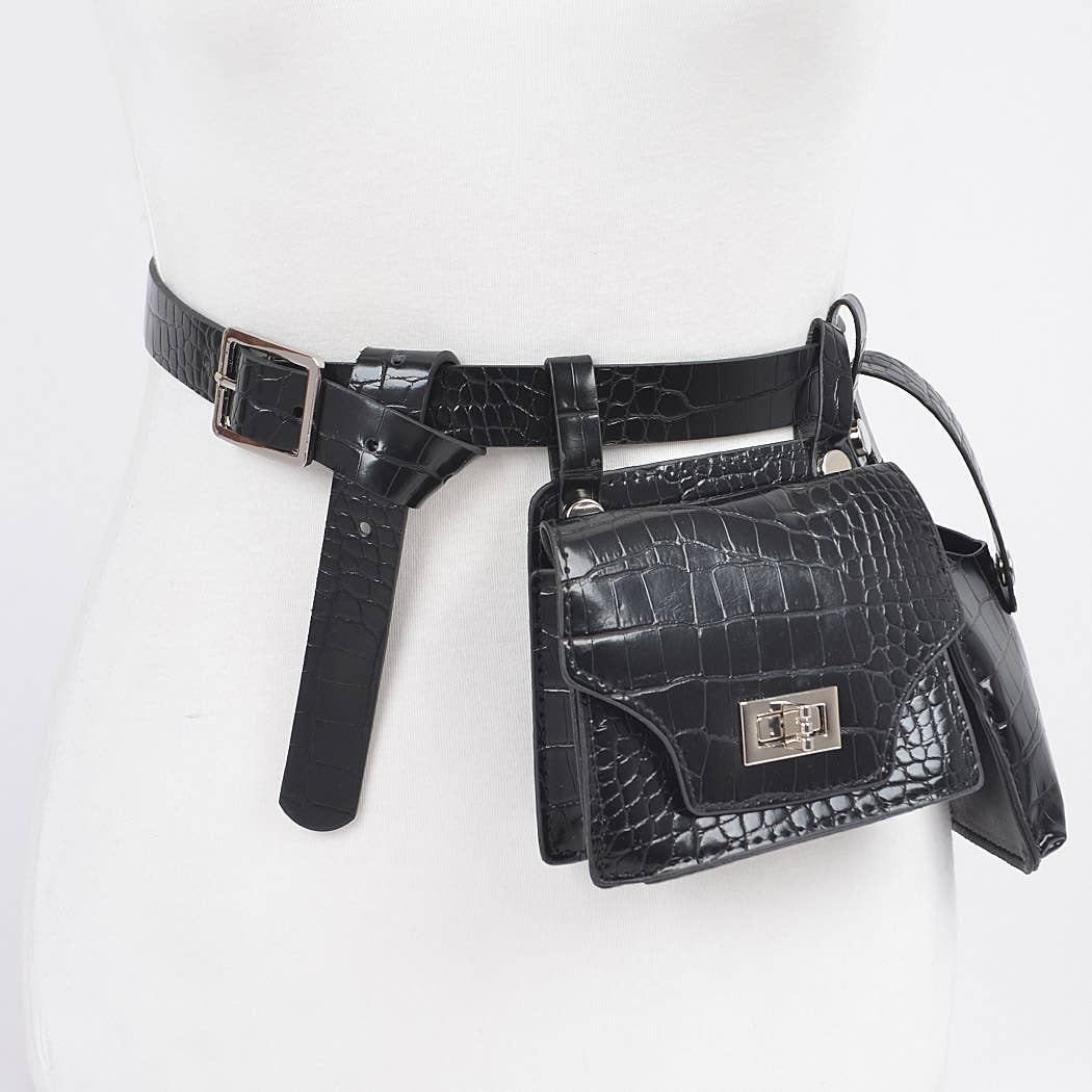 Double Mini Belt Bag