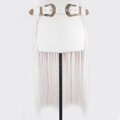 Double Buckle Curtain Fringe Belt