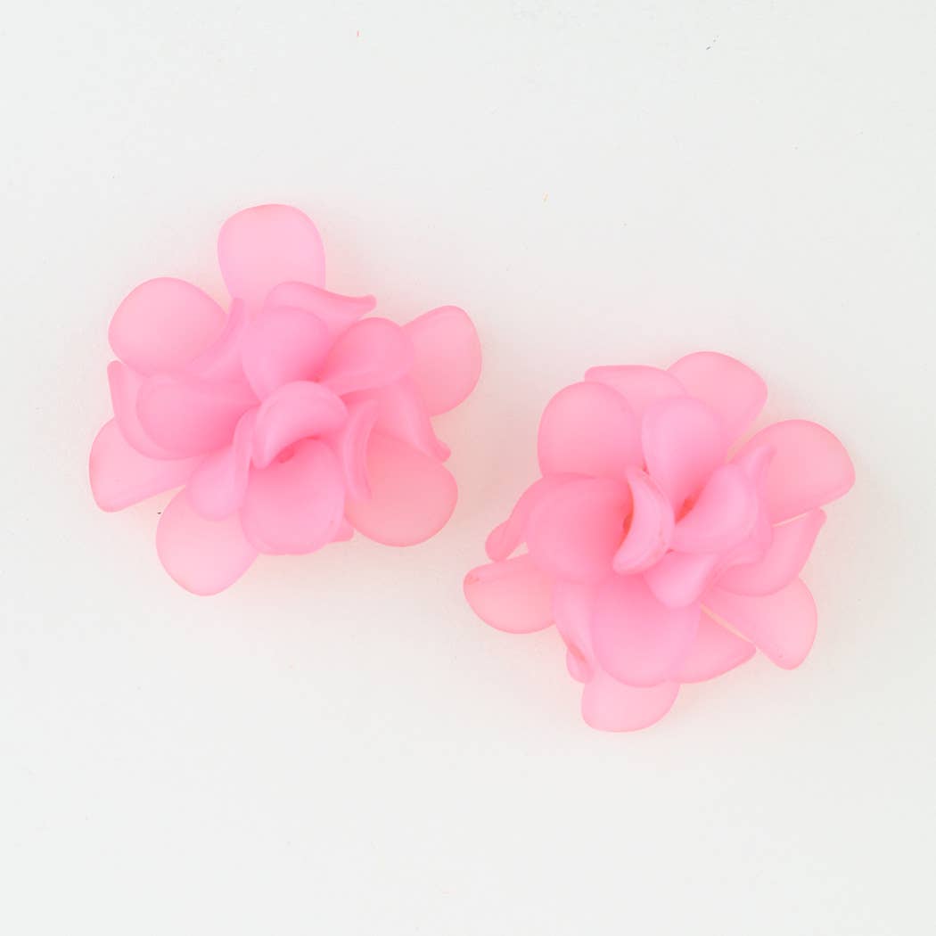 Bright Multi Petal Blossom Earrings