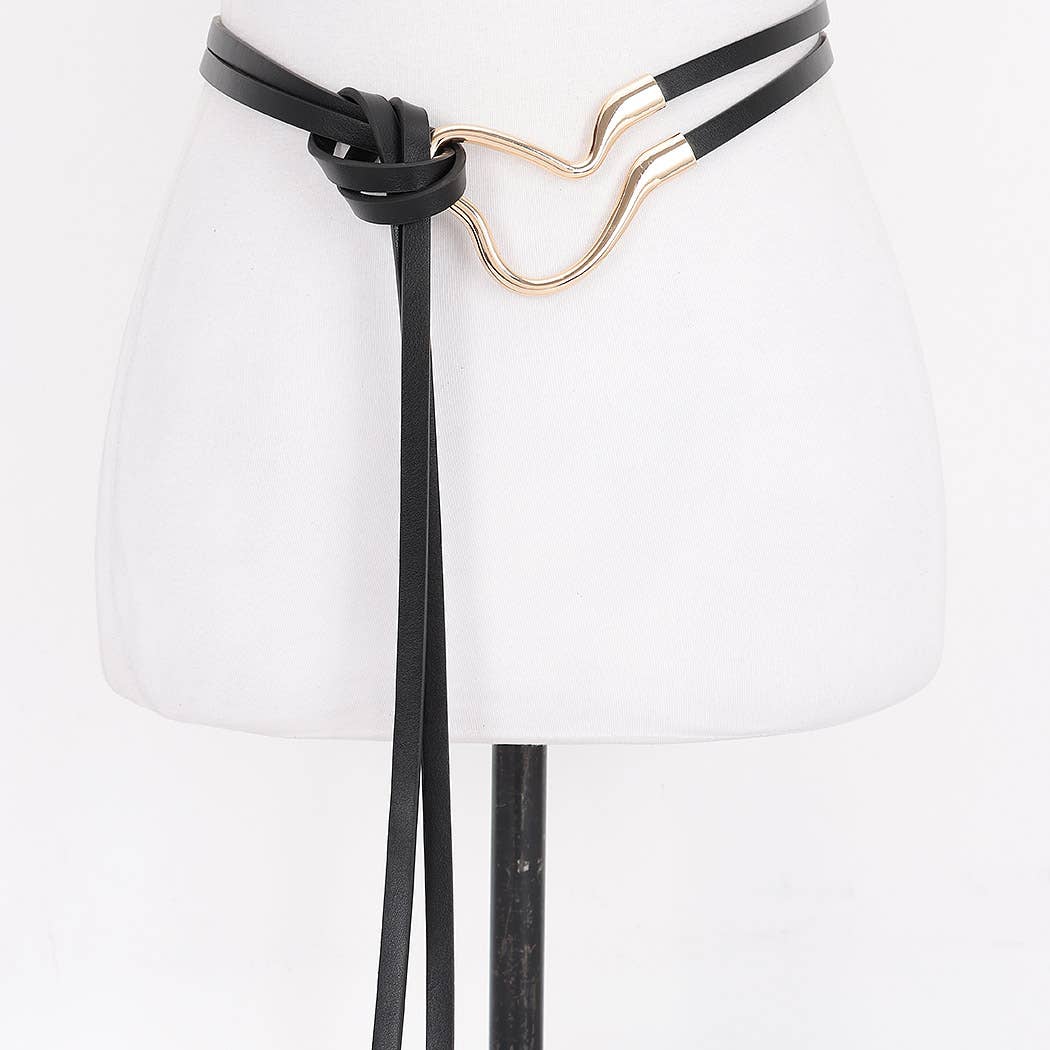 Metal Buckle Wrap Belt