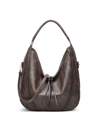Classic Large Slouchy Hobo - Brown