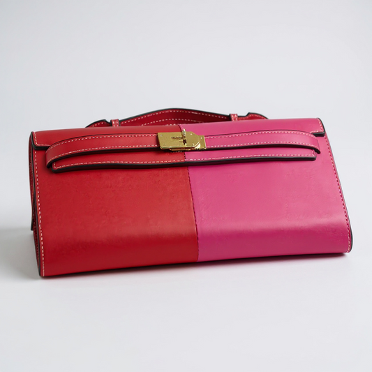Color Block Clutch
