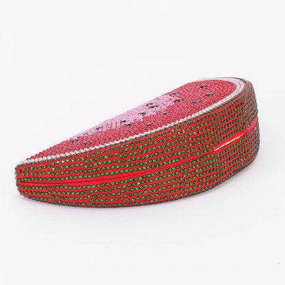 Slice of Fruit Clutch in Orange and Watermelon