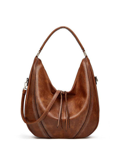 Classic Large Slouchy Hobo - Brown