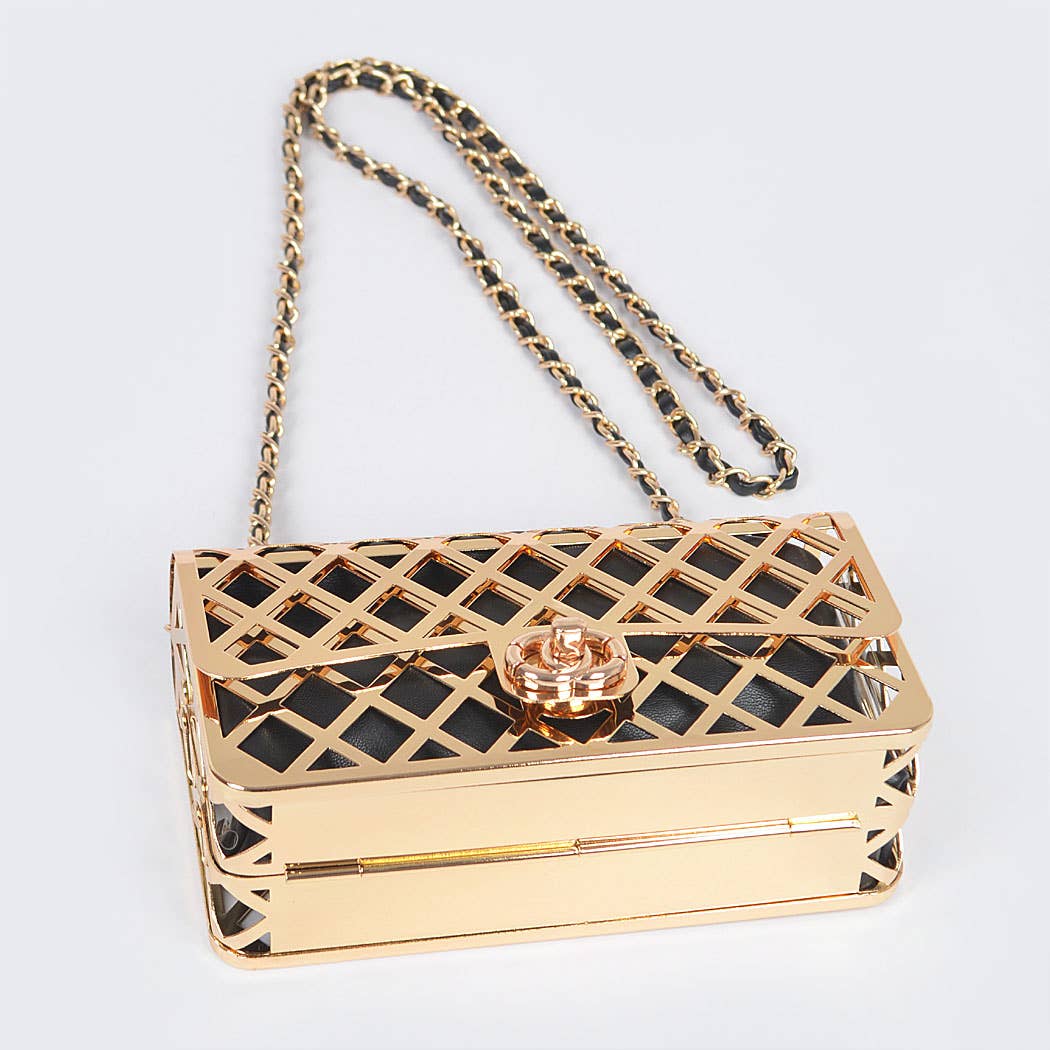 One the Hard Way Metal Clutch w/ Pouch