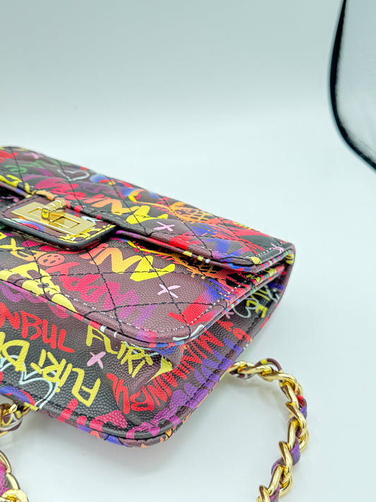 Paint Me Graffiti Waist Belt Bag