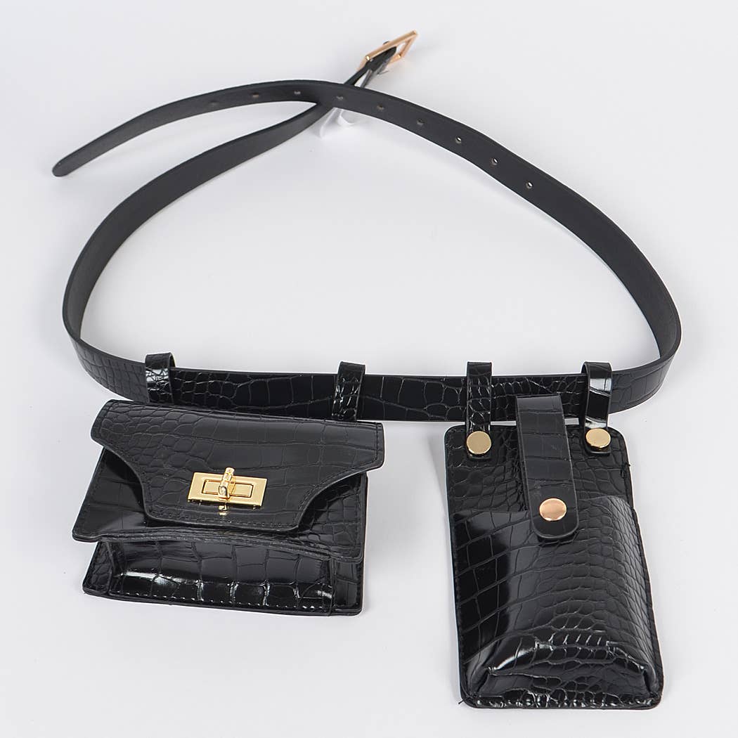 Double Mini Belt Bag
