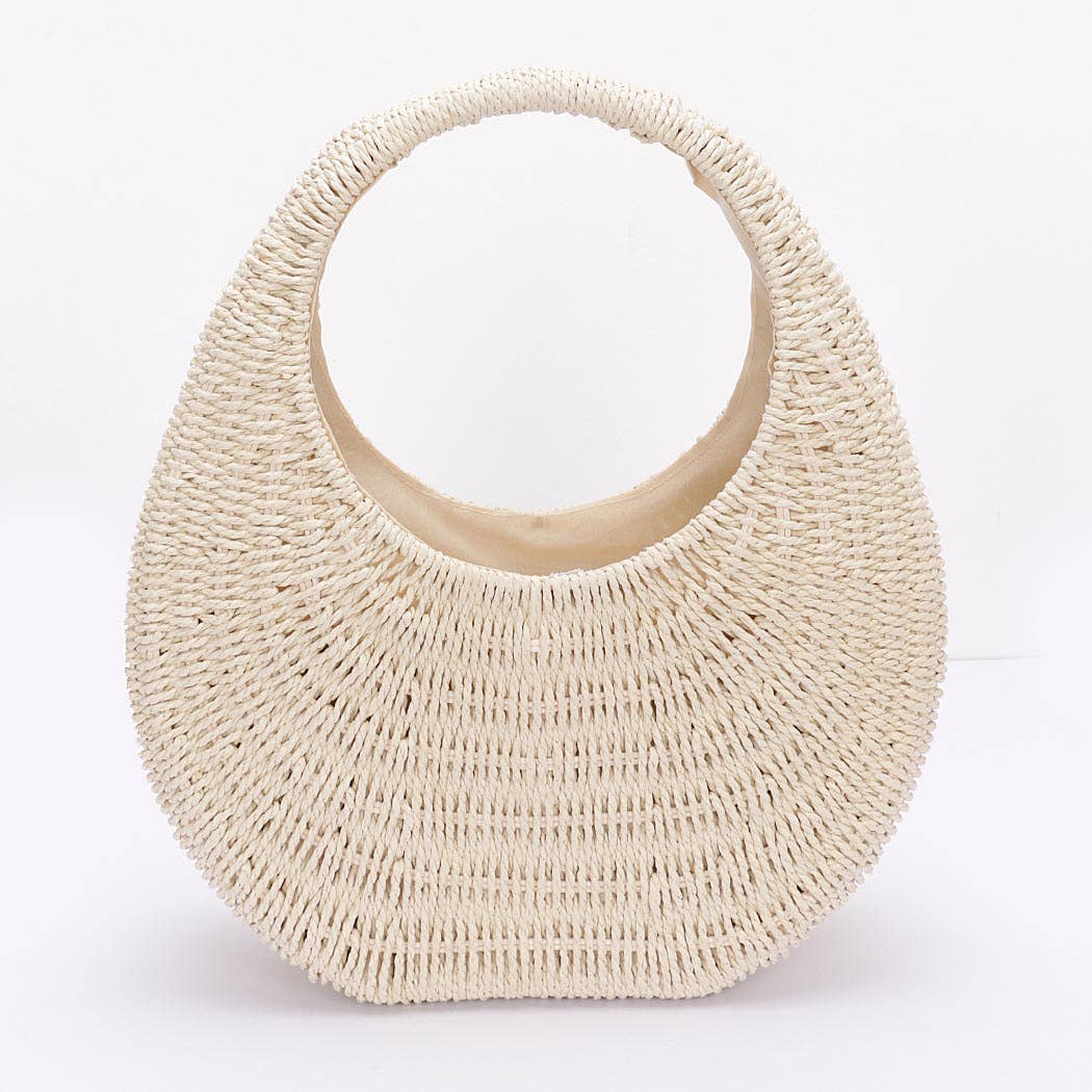 Eco-Chic Rattan Tote