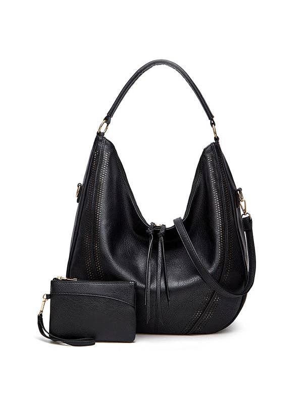 Classic Large Slouchy Hobo - Brown