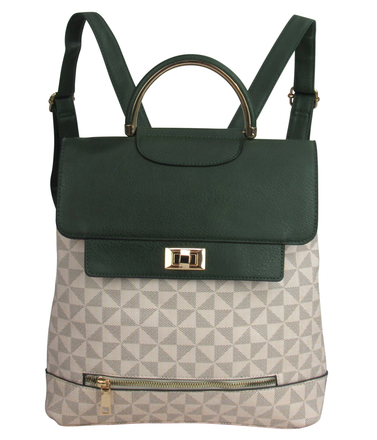 Monogram Backpack with Top Handle