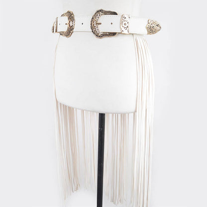 Double Buckle Curtain Fringe Belt
