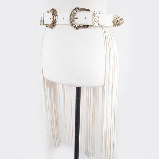 Double Buckle Curtain Fringe Belt